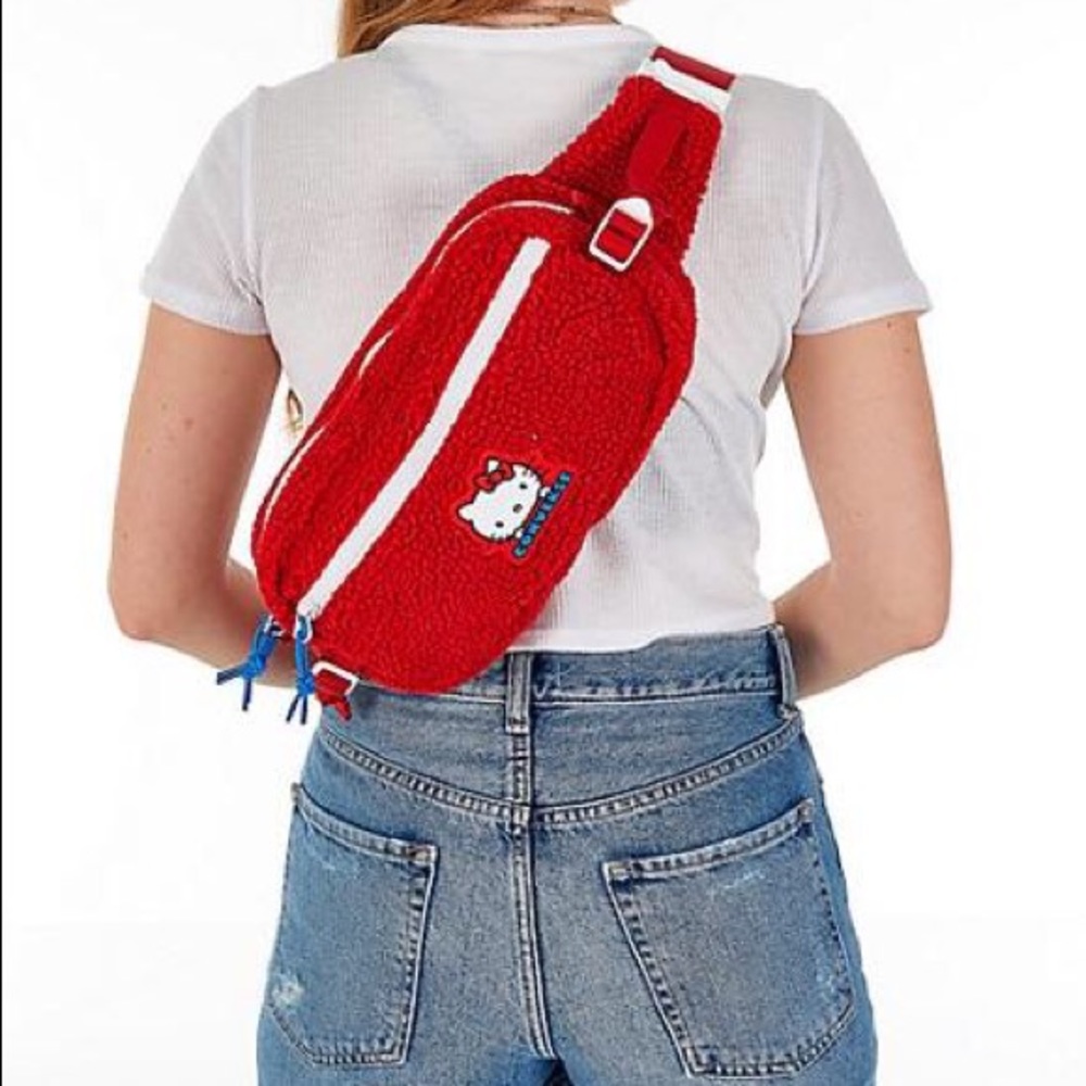 Fuzzy Hello Kitty Fanny/Hip Pack